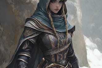 create a fantasy character or dnd concept art for you