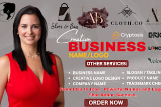 create a memorable business name,  slogan and tagline for your business