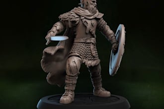 3d model custom warhammer 40k sigmar and dnd miniatures paint or base for print