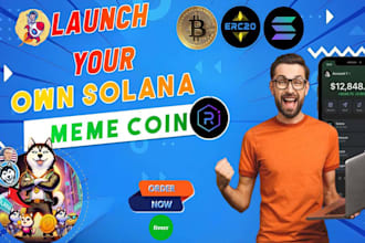 launch solana meme coin and list on raydium