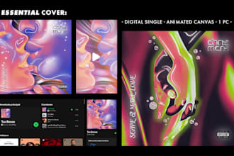 design an eyecatching album cover for your music release