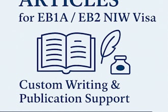 increase citations published scholarly articles for eb1a visa requirement