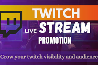 organically promote your channel to get more live viewers and chatters
