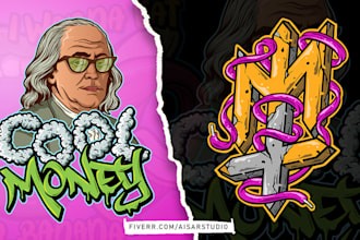 illustrate your tshirt, tee, merchandise logo lettering, typography