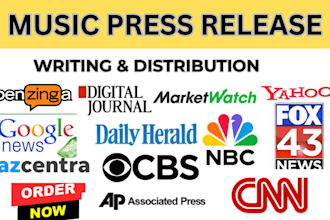 do music press release writing, press release, music press release distribution