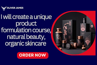 create a unique product formulation course, natural beauty, organic skincare