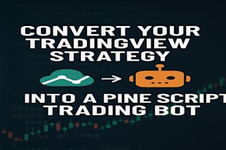 convert your tradingview strategy into a pine script trading bot