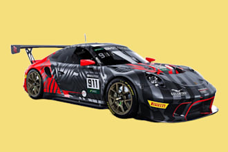 assetto corsa mod simulator car livery design 3d car model 3d racing car
