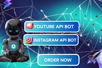 setup social media API bots, youtube API bot, and ig API bot