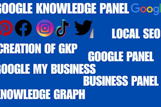 create active standard google knowledge panel or graph for any category