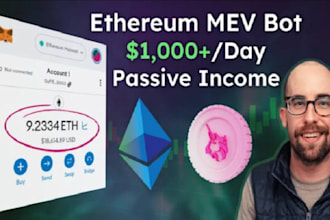 develop pumpfun, mev, sandwich, sniper, volume, eth and solana, bot