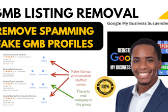 remove and report spam gmb, fake gmb, duplicate gmb, fraud gmb on google listing