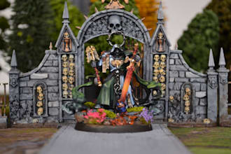 paint miniature models for you
