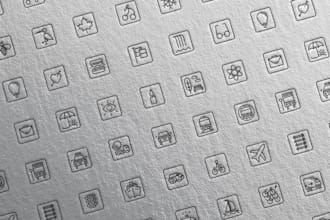 design modern icons for website, socials, presentations and more