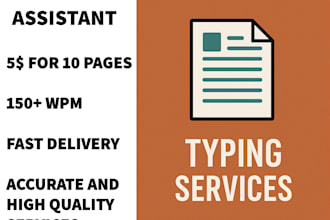 professionally retype your handwritten notes and documents