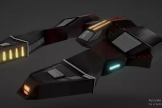 do 3d game model for spaceship, car, aircraft, hardsurface model, roblox model