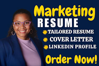write marketing resume for marketing analyst, SEM analyst and digital marketing