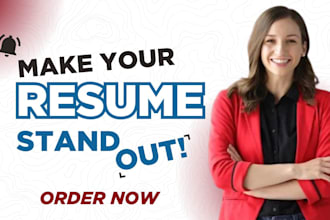 write and upgrade your resume, cv, cover letter, linkedin
