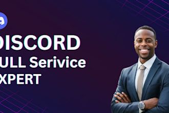design and fully set up a custom discord server for your community