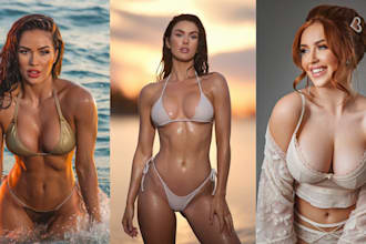 create realistic ai model, nsfw animation, ai girl, ai influencer model, fanvue