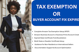do tax exemption amazon business prime amazon buyer account fix expired state