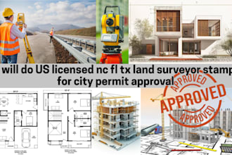 usa tx fl ga ca nc nj wg land surveyor property and boundary surveys