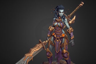 do hand painted texture, game assets, props object, 3d lattice model, 3d weapons