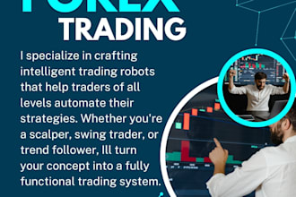 develop an active powerful forex trading bot crypto bot binance bot mt4, mt5