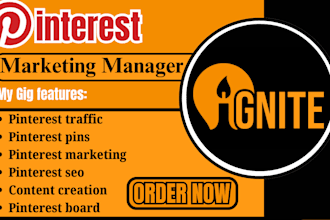 be your business and blog pinterest marketing account manager