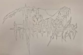 draw you a metal logo