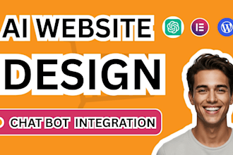 design ai website with chatgpt, gohighlevel chatbot and automation