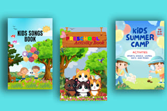 design fun activity books for kids