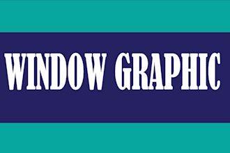 do creative window graphic, forested vinyl, decals,vending machine wrap,icons