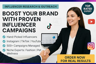 be your influencer marketing manager outreach, pet influencer research