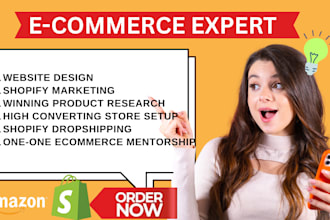 your shopify specialist dropshipping ecommerce mentor amazon fba expert