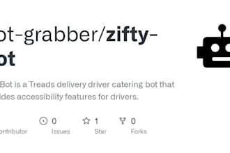develop bots for uber, zifty, grabber, instacart, and shipt