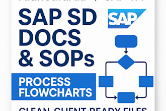 create sap sd documentation, sops, and process flow diagrams
