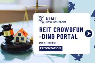 design investor ready australia reit crowdfunding portal pitch deck presentation