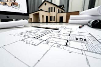 create architectural drawings for city permits house, garage, adu, patio