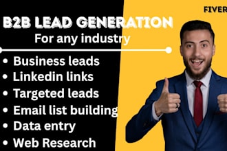 do b2b lead generation, targeted leads, linkedin leads and prospect email lists