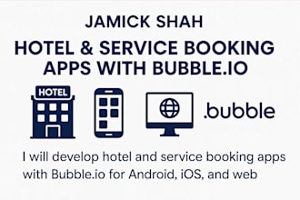 develop hotel booking and reservation app for android, ios, and all service type