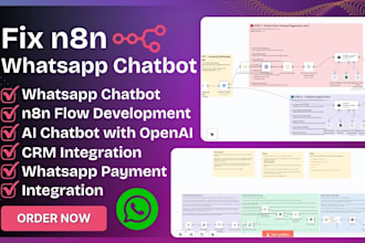 fix n8n whatsapp chatbot whatsapp business api whatsapp automation whatsapp crm