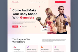 build fitness, gym, workout, sport, personal trainer healthcare, medical website