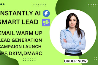 setup instantly ai smartlead for email warmup and cold email