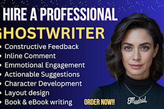 be your KDP ebook ghostwriter book editor self help christian article journal