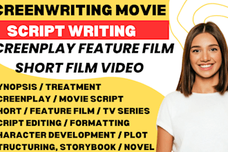 do screenwriting movie script writing screenplay feature film short film video
