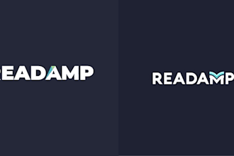 do custom letter text wordmark logo design
