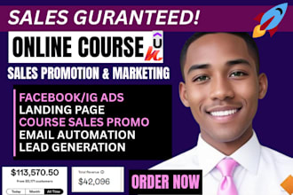 do online course promotion udemy course marketing funnels ads email sales launch
