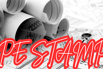 do certified stamp and seal services for architectural construction plans