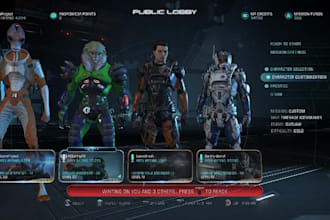 design custom game ui and 3d renders for unity and unreal engine